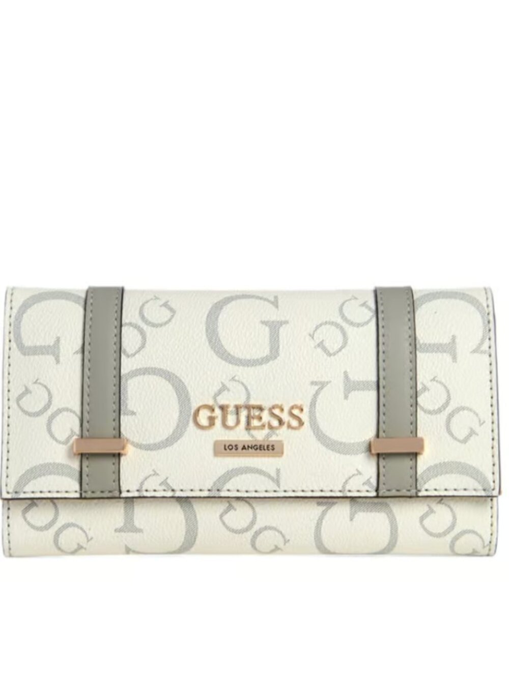 GUESS Bone Aengus Logo Tri-Fold Wallet